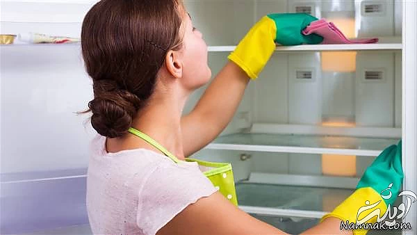 از بین بردن بوی بد یخچال با سیب زمینی 